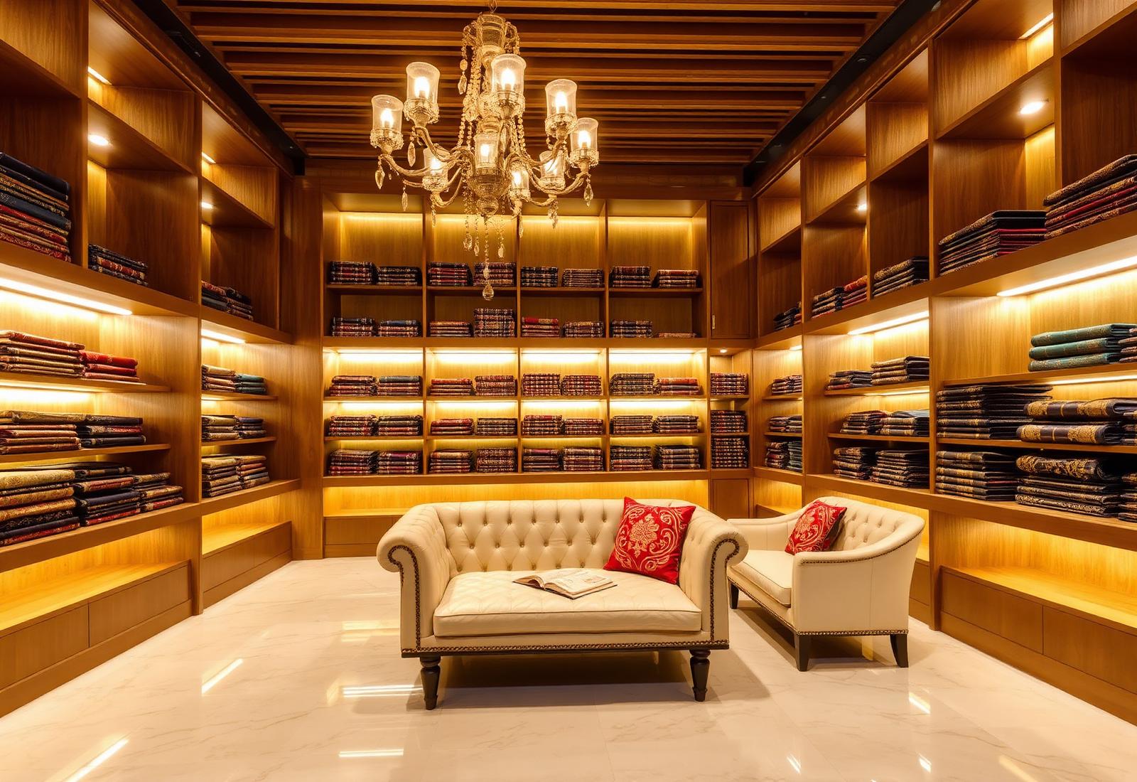 Interior of Sonal Saree Centre in Vikhroli East, Mumbai